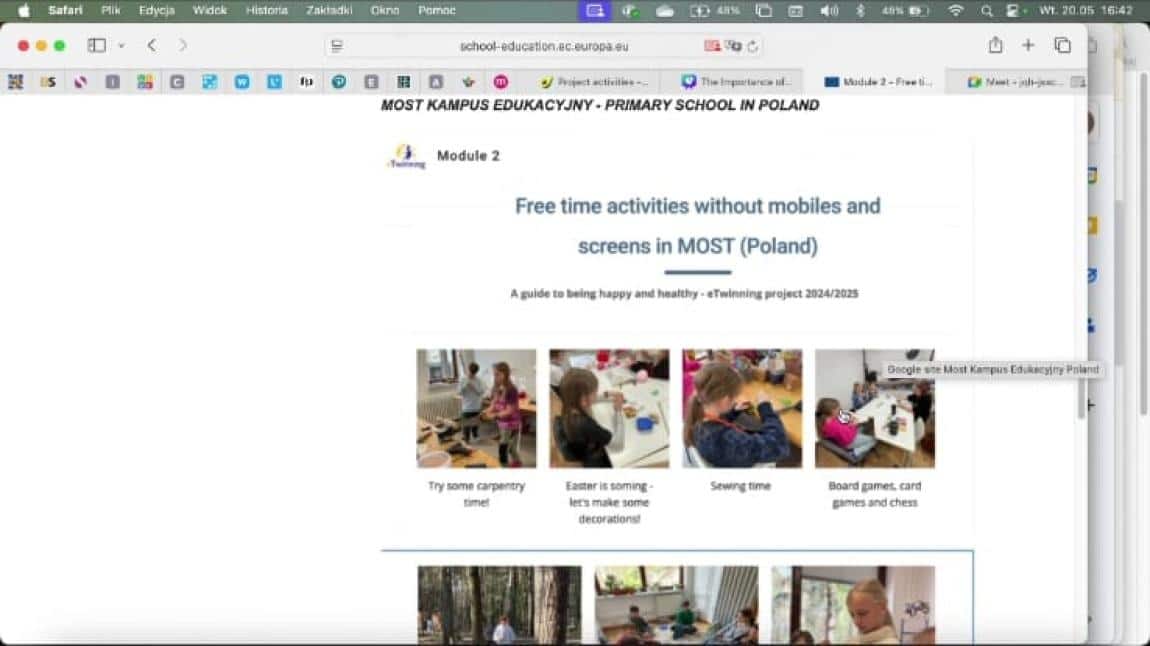 Guide to Being Happy and Healthy Adlı eTwinning Projemizin 20.05.2025 Tarihli Toplantısı
